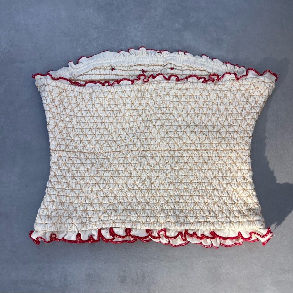 Free People Field Of Roses Tube Top - Picture 2 of 6
